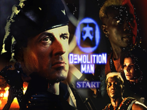 Demolition Man title screen for 3DO
